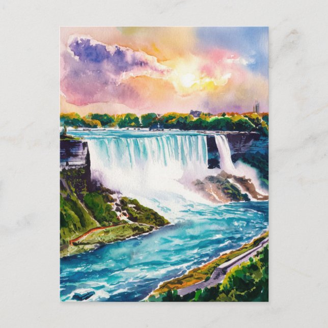 Niagarafälle Postkarte (Vorderseite)
