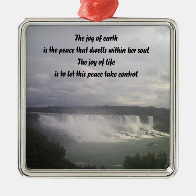Niagra falls Mots de la nature ornements (Devant)