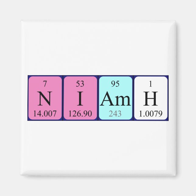 Niamh Periodenmagnet Magnet (Vorne)