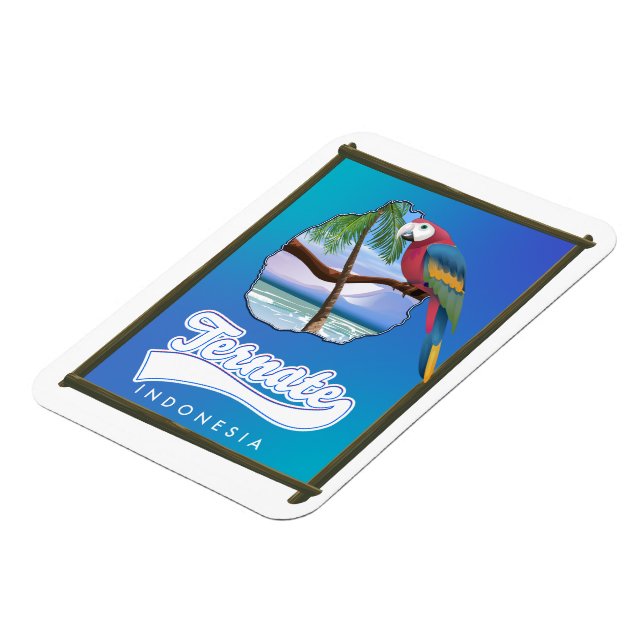 Nias Island Indonesia Reiseplan Magnet (Linke Seite)