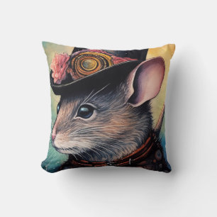 Nibblenose Top Hat Steampunk Kissen