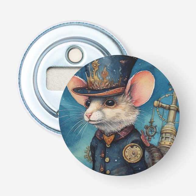 Nibbleton Top Hat Steampunk Flaschenöffner (Vorderseite)