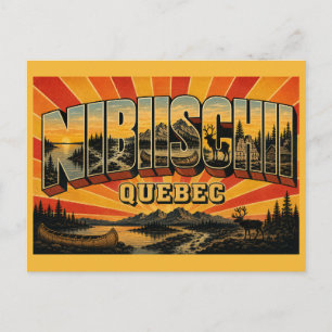 Nibiischii-Nationalpark Québec Indigenes Land Postkarte
