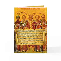 Nicaean Kredo-Ostern-Karte