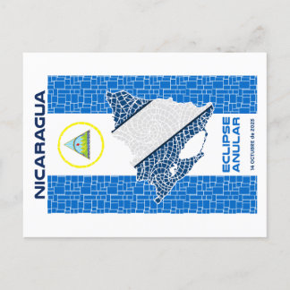 Nicaragua Annular Eclipse Postcard Postkarte