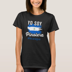 Nicaragua Flag Camiseta Nicaraguan Women Mujer But T-Shirt