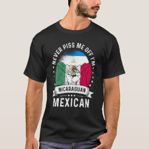 Nicaragua Flag Mexiko Erwachsener Spaß Bürger Prid T-Shirt