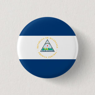 Nicaragua-Flagge Button