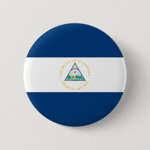 Nicaragua-Flagge Button