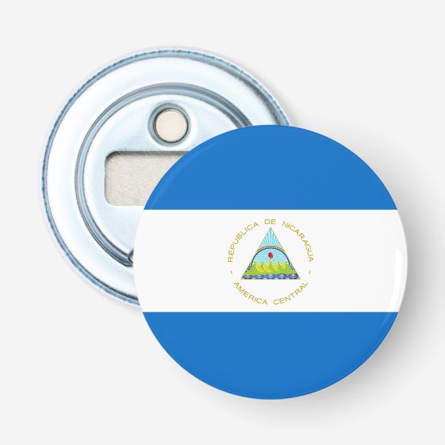 Nicaragua-Flagge Flaschenöffner (Vorderseite)