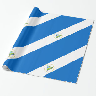 Nicaragua-Flagge Geschenkpapier