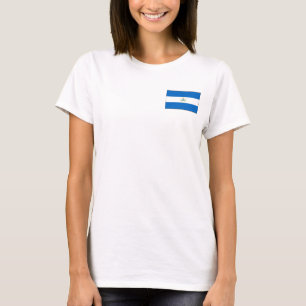 Nicaragua-Flagge + Karte T-Shirt
