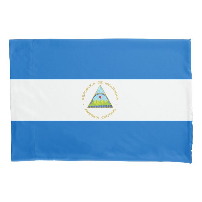 Nicaragua-Flagge Kissenbezug (Vorderseite)
