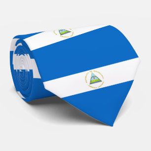 Nicaragua-Flagge Krawatte