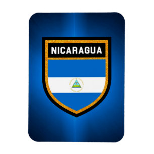 Nicaragua-Flagge Magnet