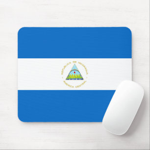 Nicaragua-Flagge Mousepad