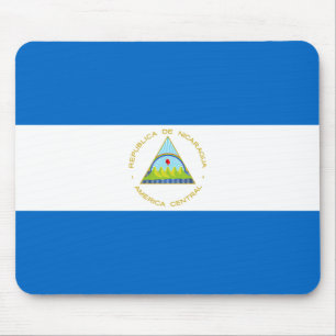 Nicaragua-Flagge Mousepad