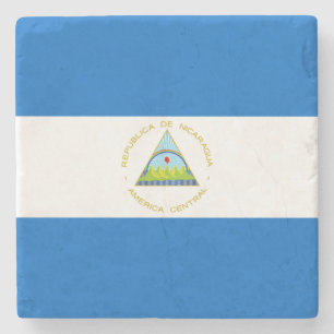 Nicaragua-Flagge Steinuntersetzer