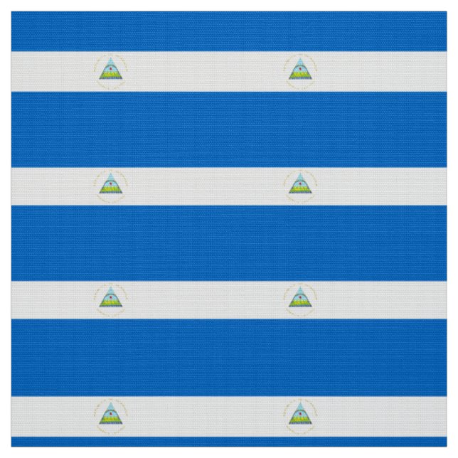 Nicaragua-Flagge Stoff (Muster)