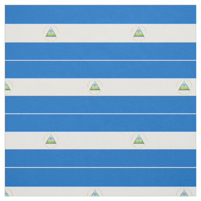Nicaragua-Flagge Stoff (Muster)