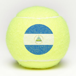 Nicaragua-Flagge Tennisbälle
