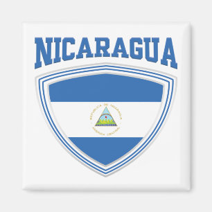 Nicaragua-Flaggenschild Magnet