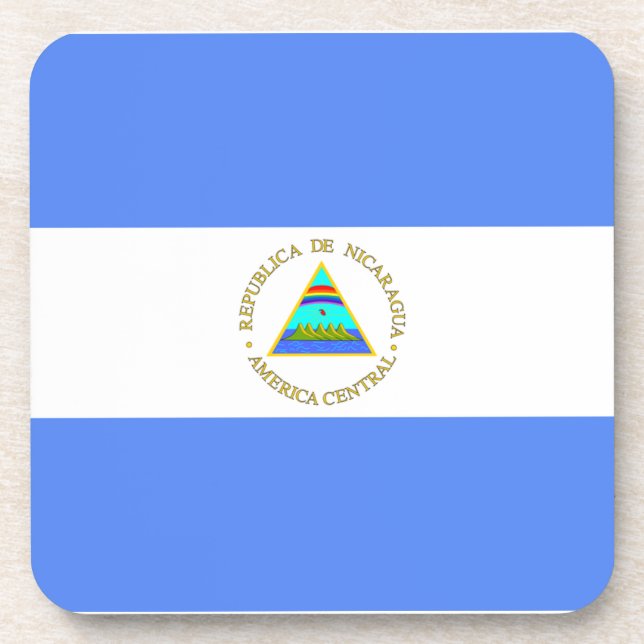 Nicaragua Getränkeuntersetzer (Vorderseite)