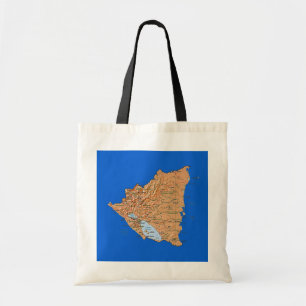 Nicaragua-Karten-Tasche Tragetasche