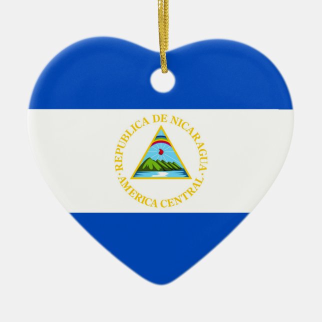 NICARAGUA KERAMIK ORNAMENT (Vorne)
