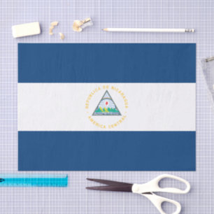 Nicaragua Mode, Nicaragua-Flagge Tissue-Papier Seidenpapier