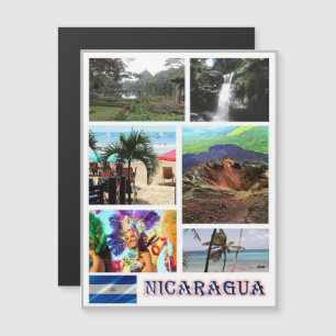 Nicaragua - Mosaik - Magnetkarte
