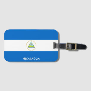Nicaragua National Flag Patriotic Gepäckanhänger