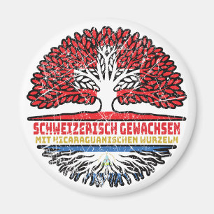 Nicaragua Nicaraguanisch Schweizer Schweiz Baum Magnet