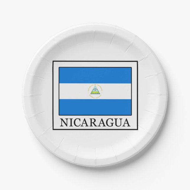 Nicaragua Pappteller (Vorderseite)