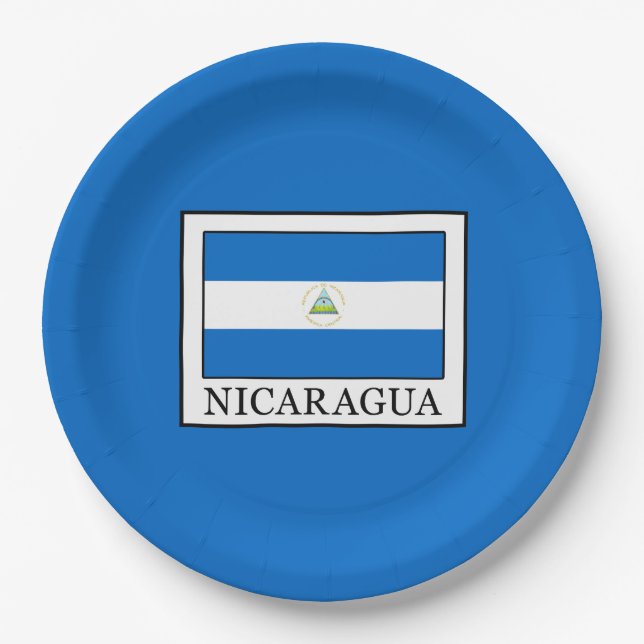 Nicaragua Pappteller (Vorderseite)