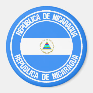 Nicaragua-RundEmblem Magnet