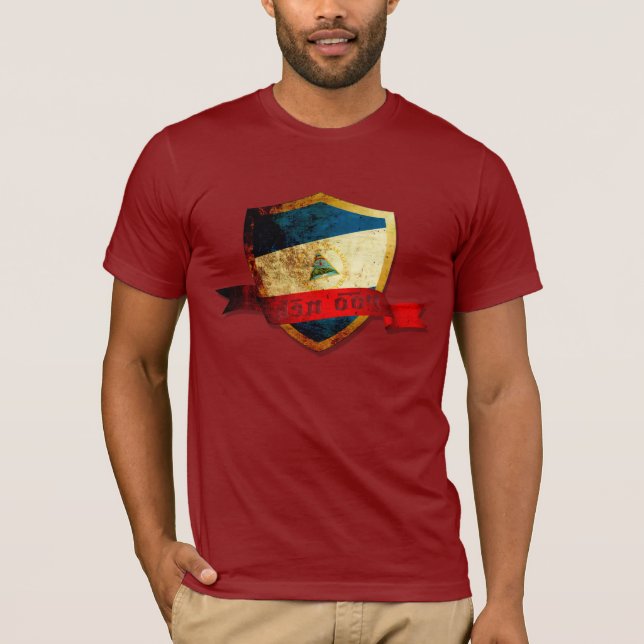 Nicaragua-Schildt-shirt T-Shirt (Vorderseite)