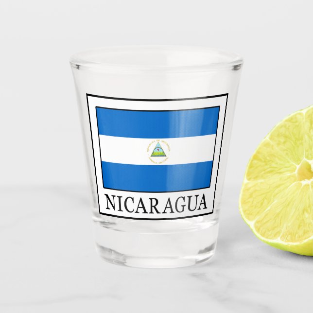 Nicaragua Schnapsglas (Vorderseite)