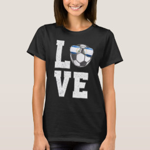 Nicaragua Soccer Liebe Nicaraguanische Flagge T-Shirt