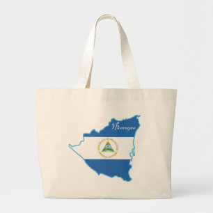 Nicaragua-Taschen-Tasche Jumbo Stoffbeutel