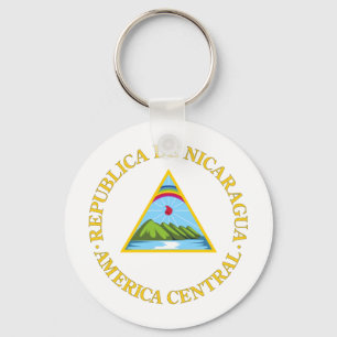 Nicaragua-Wappen Schlüsselanhänger
