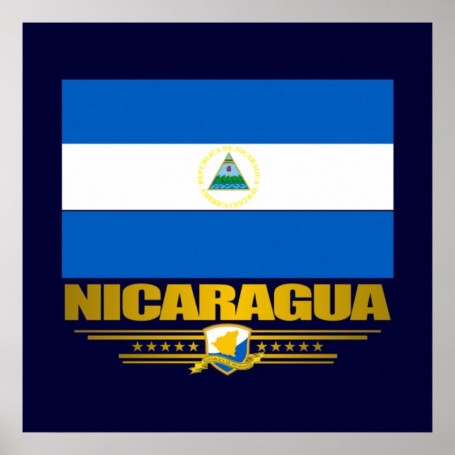"Nicaraguaner-Pride" Poster (Vorne)
