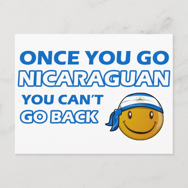 nicaraguanische Designs Postkarte (Vorderseite)