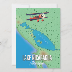 Nicaraguasee, Nicaragua Karte