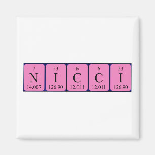 Nicci Periodenmagnet Magnet