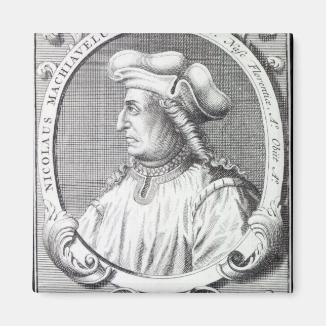 Niccolo Machiavelli, 1724 Magnet (Vorne)