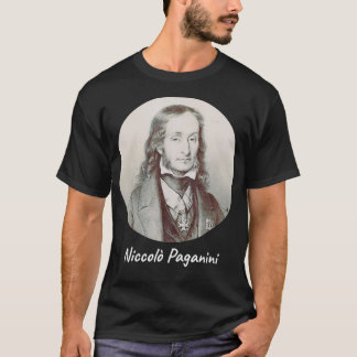 Niccolo Paganini Komponist Portrait T-Shirt