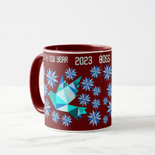 NICE BIRD NEUJAHR TASSE ALS GESCHENK FÜR BOSS 2023