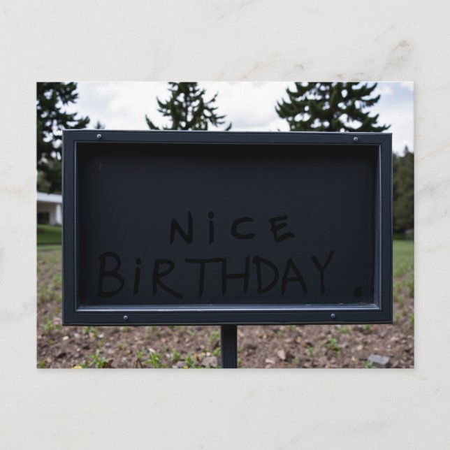 Nice Birthday Card Postkarte (Vorderseite)