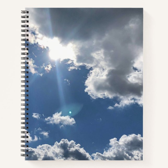 Nice Bright Day Spiral Notebook Notizbuch (Vorderseite)